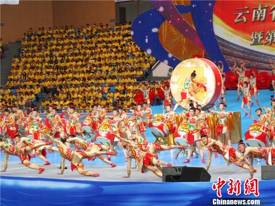 云南第10届残疾人运动会开幕鲁甸震区运动员参赛